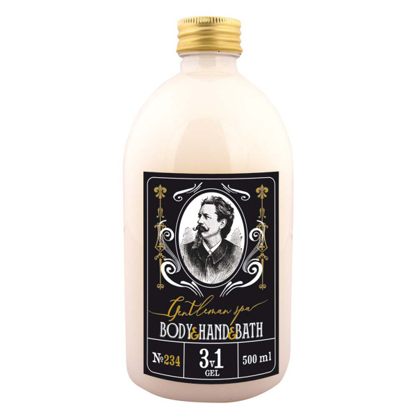 3in1 Shower Gel, Shampoo, and Bath Foam "Gentleman SPA" (500ml) 3in1 Shower Gel, Shampoo, and Bath Foam "Gentleman SPA" (500ml)