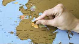 Scratch-off maps