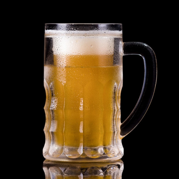 Acrylic ice beer mug, 650 ml. Acrylic ice beer mug, 650 ml.
