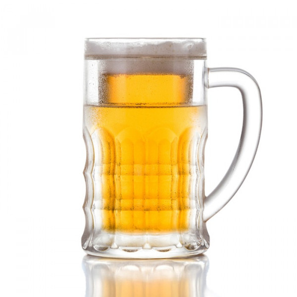 Acrylic ice beer mug, 650 ml. Acrylic ice beer mug, 650 ml.