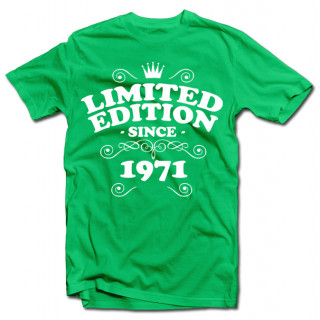 T-shirt "Limited edition" with your chosen year
