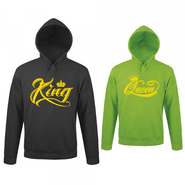 Sweatshirt set "King & Queen"