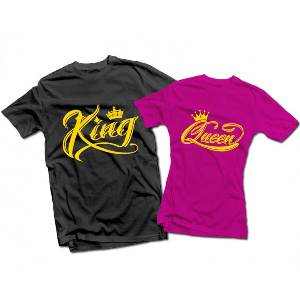 T-shirt set "King & Queen"