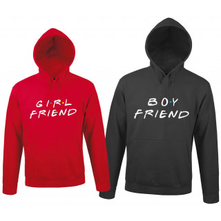 Sweatshirt set "Girlfriend & Boyfriend"