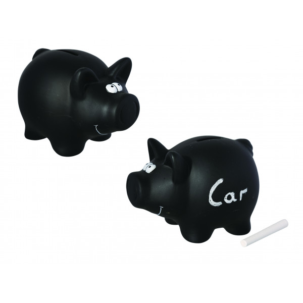 Piggy bank with chalk "Write Yourself" Piggy bank with chalk "Write Yourself"
