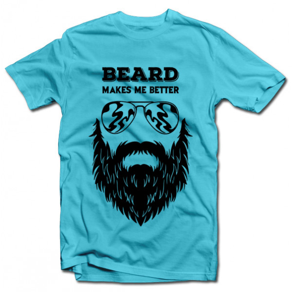 T-shirt "Beard makes me better" T-shirt "Beard makes me better"