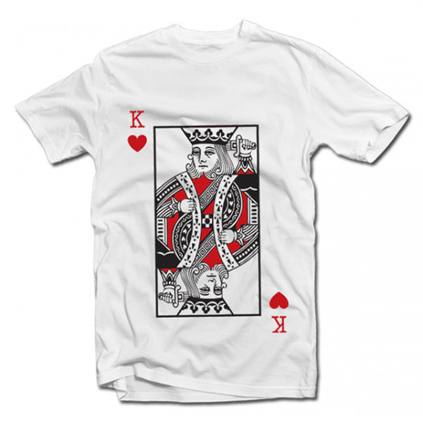 T-shirt set "King & Queen"  with print on the front and back T-shirt set "King & Queen"  with print on the front and back