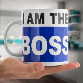 Giant mug "I am the BOSS"