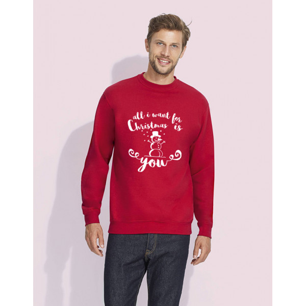 Sweatshirt "All I want for Christmas is you" (without hood)