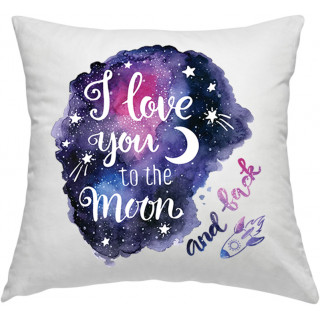 Pillowcase "To the moon and back"
