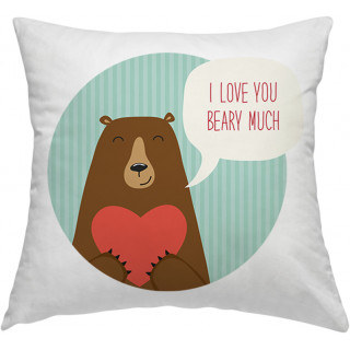 Pillowcase "Beary much"
