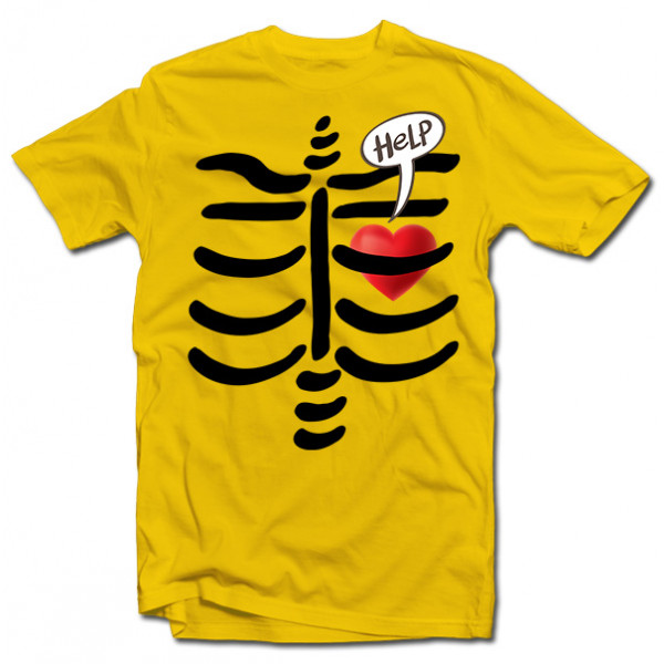 T-shirt "Caged heart"
