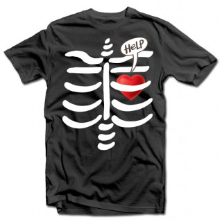 T-shirt "Caged heart"