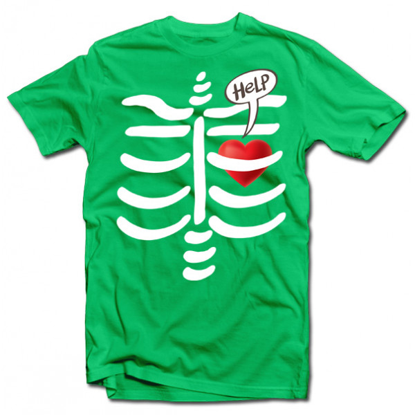 T-shirt "Caged heart"