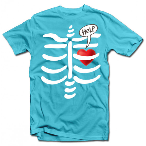 T-shirt "Caged heart"