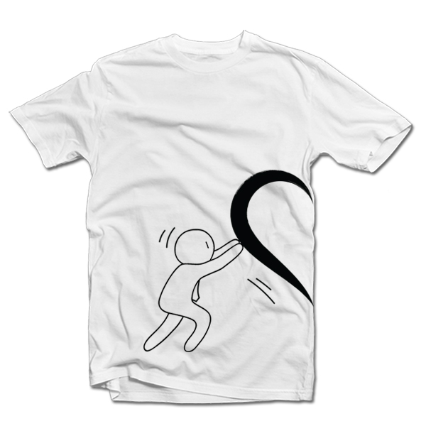 T-shirt set "Stick figures"