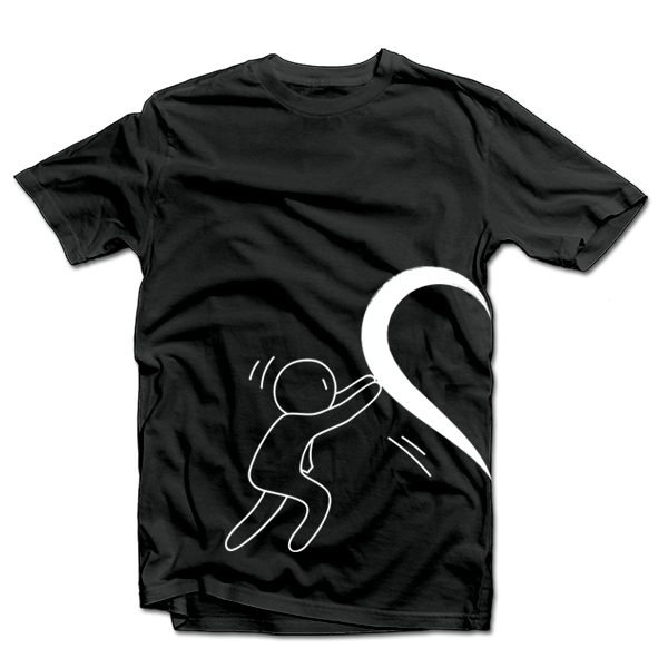 T-shirt set "Stick figures"