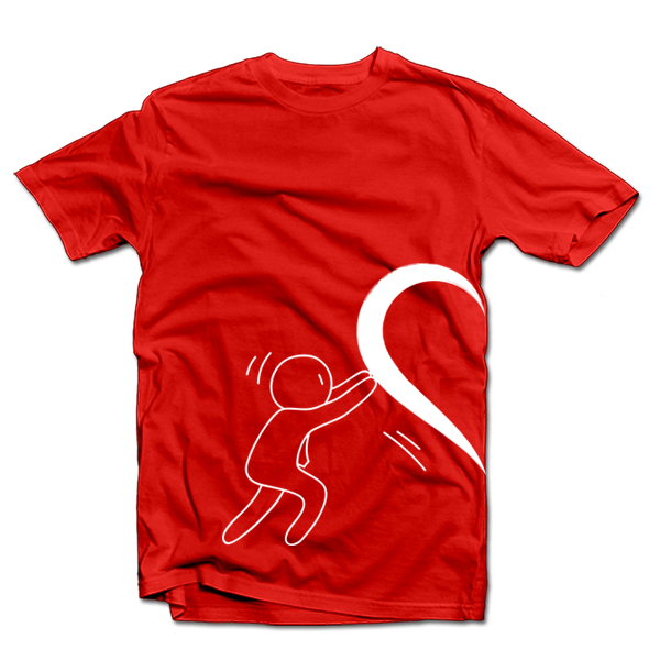 T-shirt set "Stick figures"