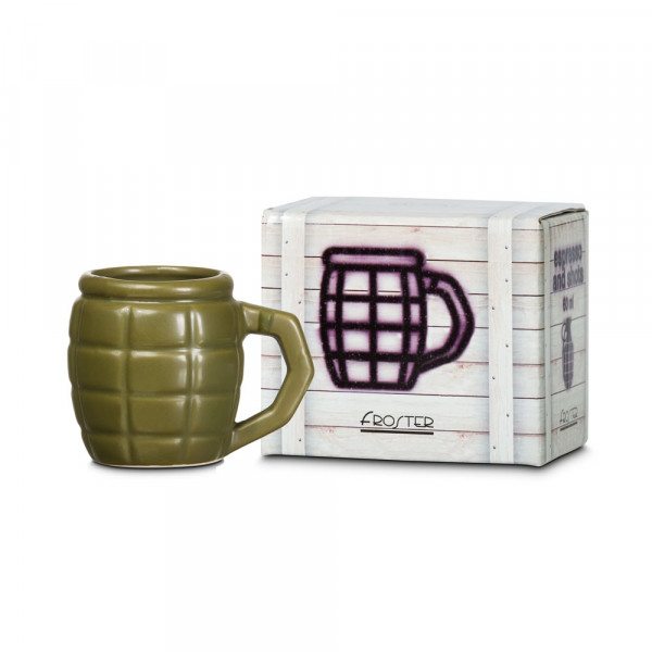Grenade-shaped shot glass (60ml) Grenade-shaped shot glass (60ml)