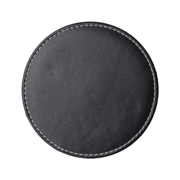 Wine Tool Set in Round Faux Leather Box