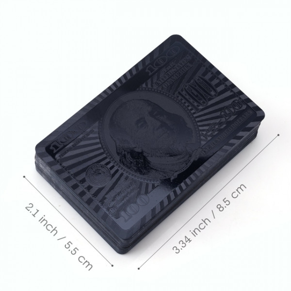 Black plastic cards
