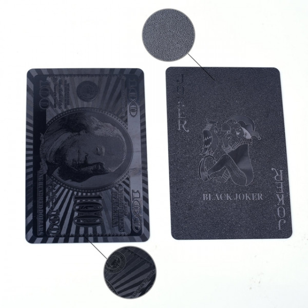 Black plastic cards