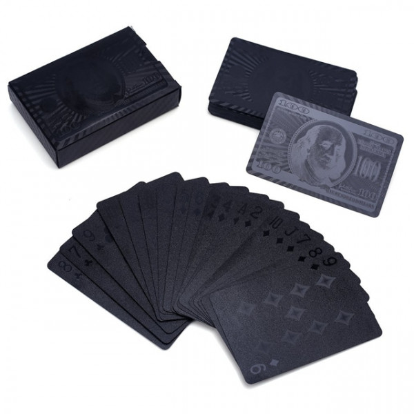 Black plastic cards