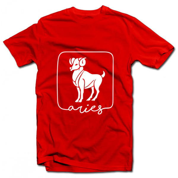 T-shirt with the zodiac sign "Aries"