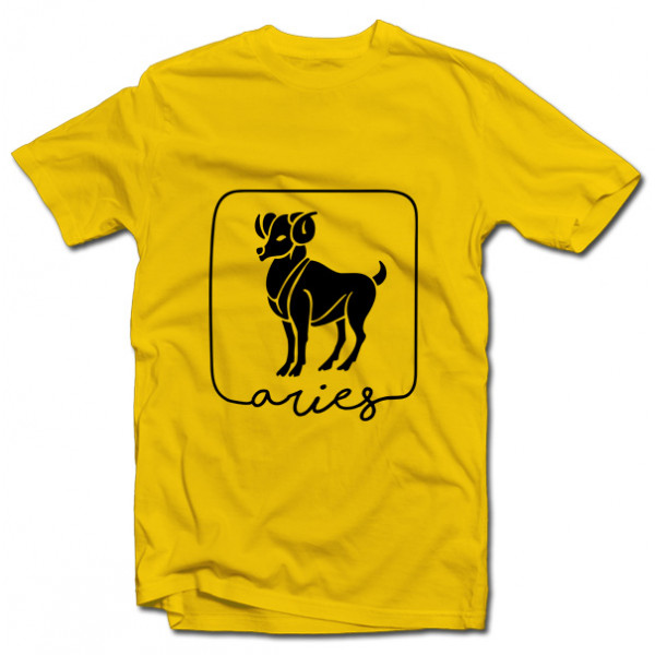 T-shirt with the zodiac sign "Aries"