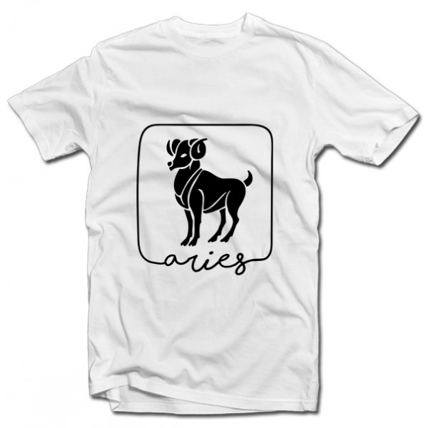 T-shirt with the zodiac sign "Aries"