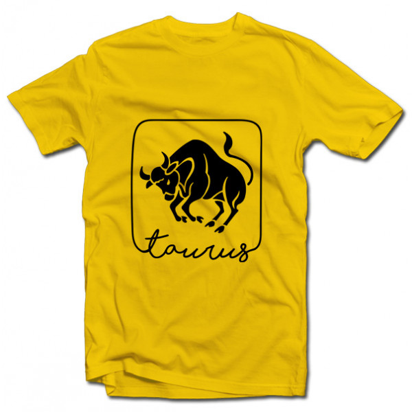 T-shirt with the zodiac sign "Taurus"