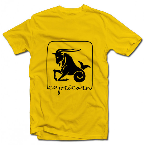 T-shirt with the zodiac sign "Capricorn"