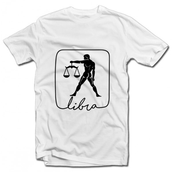 T-shirt with the zodiac sign "Libra"