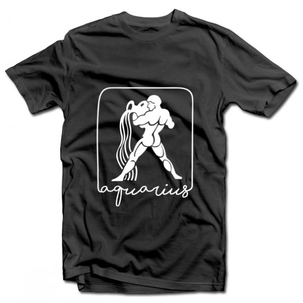 T-shirt with the zodiac sign "Aquarius"