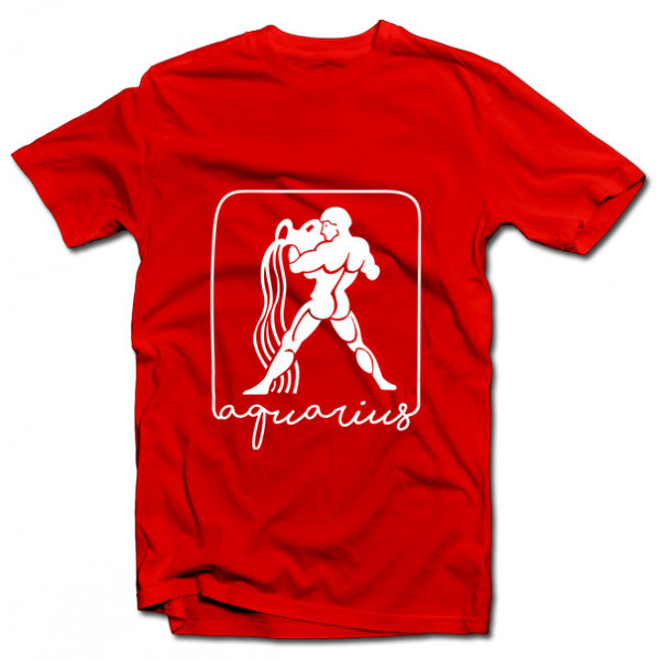 T-shirt with the zodiac sign "Aquarius"