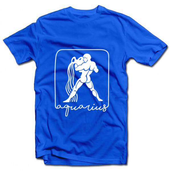 T-shirt with the zodiac sign "Aquarius"