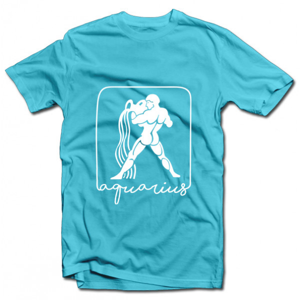 T-shirt with the zodiac sign "Aquarius"