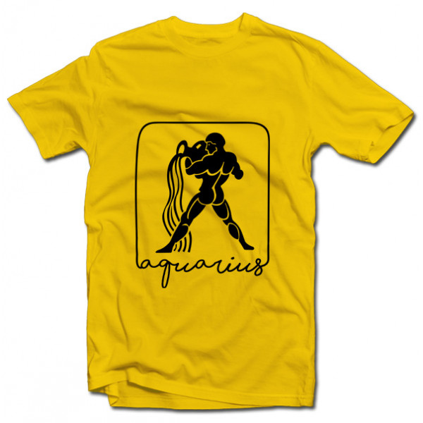 T-shirt with the zodiac sign "Aquarius"