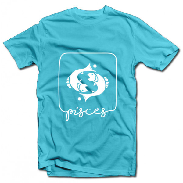 T-shirt with the zodiac sign "Pisces"
