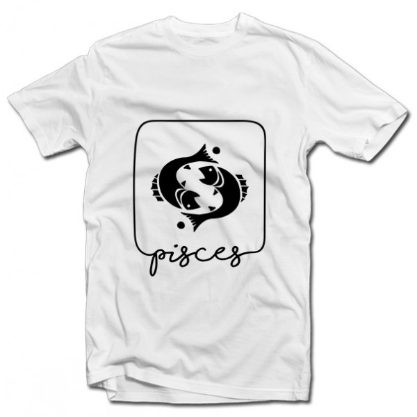 T-shirt with the zodiac sign "Pisces"