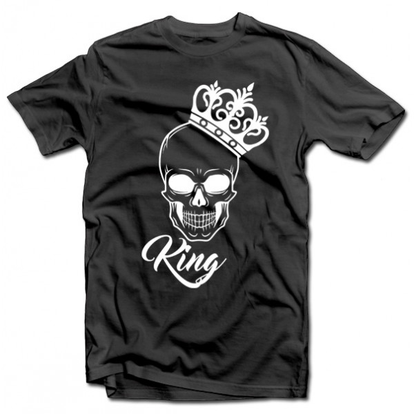 T-shirt set "King & Queen" su kaukole