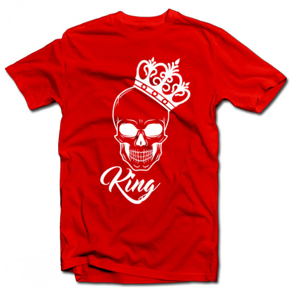 T-shirt set "King & Queen" su kaukole
