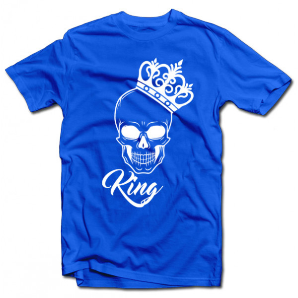 T-shirt set "King & Queen" su kaukole