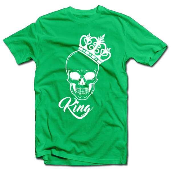 T-shirt set "King & Queen" su kaukole