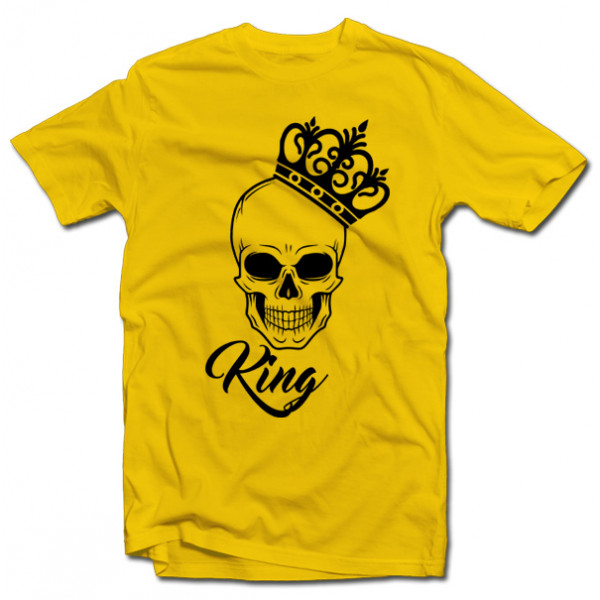 T-shirt set "King & Queen" su kaukole