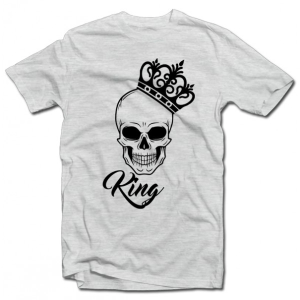 T-shirt set "King & Queen" su kaukole