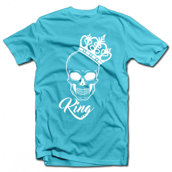 T-shirt set "King & Queen" su kaukole