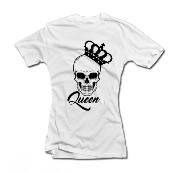 T-shirt set "King & Queen" su kaukole