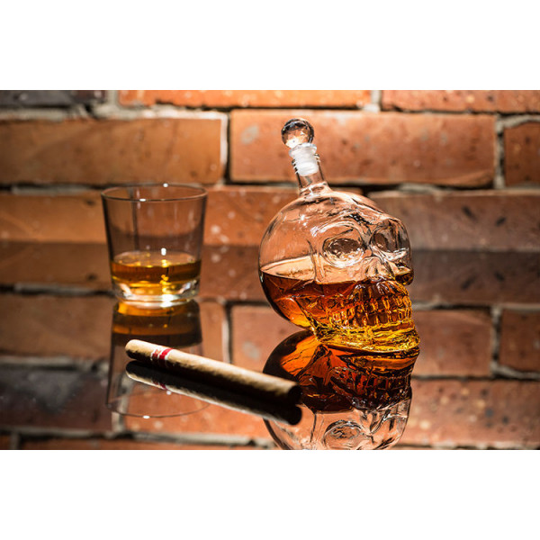 Glass Skull for Drinks