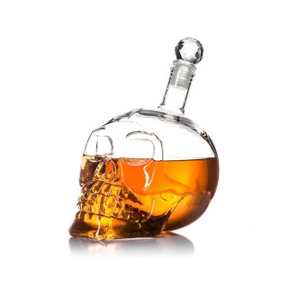Glass Skull for Drinks